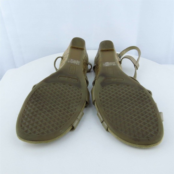 Aerosoles Women Strappy Shoe Ready Yet Go Brown Synthetic Buckle Size 8.5 Medium - Picture 10 of 10